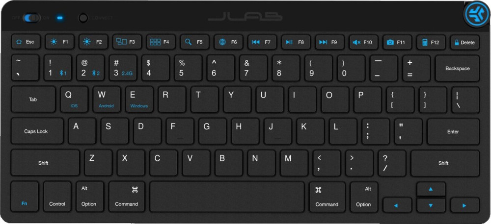 Клавиатура JLab Go Wireless Keyboard (IEUKGOKEYBRBLK4)