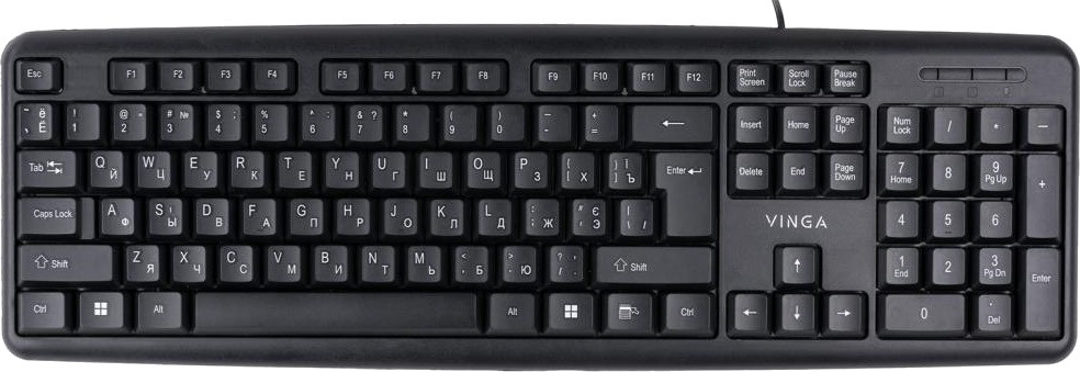 Клавіатура Vinga KB110BK