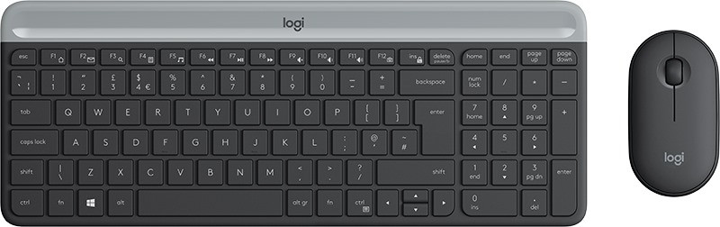 Клавиатура с мышью Logitech MK470 Slim Wireless Keyboard and Mouse Combo (920-009206)