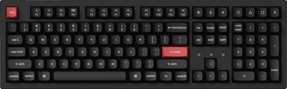 Клавіатура Keychron K10 Pro RGB Backlit Red Switch (K10P-B1)