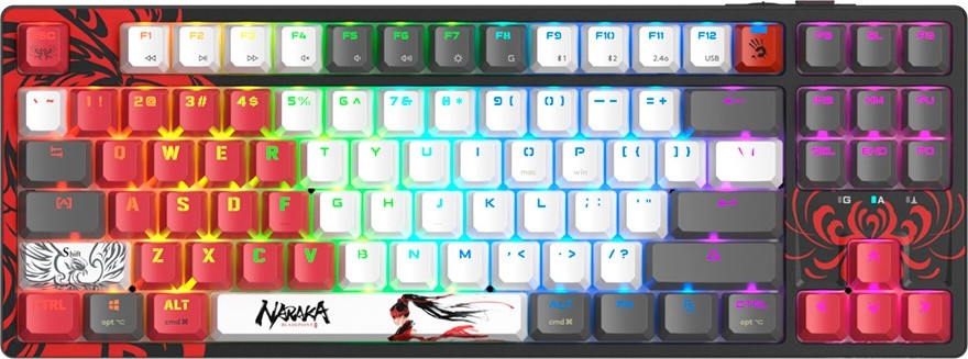 Клавиатура A4Tech Bloody WS87 Naraka