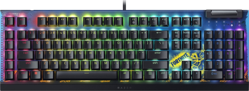 Клавиатура Razer BlackWidow V4 X Fortnite Edition (RZ03-04703600-R3M1)