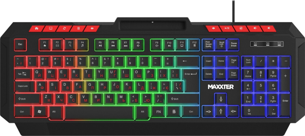 Клавиатура Maxxter KBG-UML-02 (KBG-UML-02B-UA)