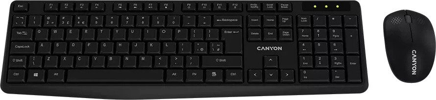 Клавиатура с мышью Canyon CNE-HSETW01