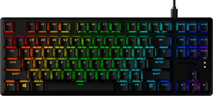 Клавиатура HyperX Alloy Origins Core PBT Aqua Switch (639N9AA)