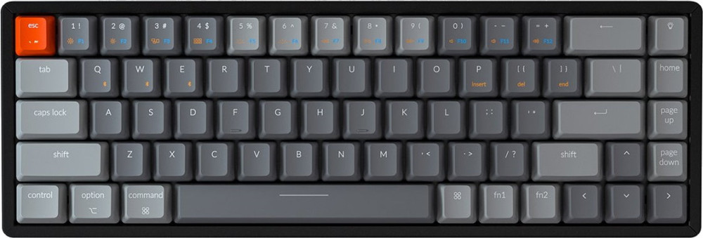 Клавіатура Keychron K6 RGB Backlit Aluminium Frame Gateron (HS) Blue Switch (K6W2KEYCHRON)
