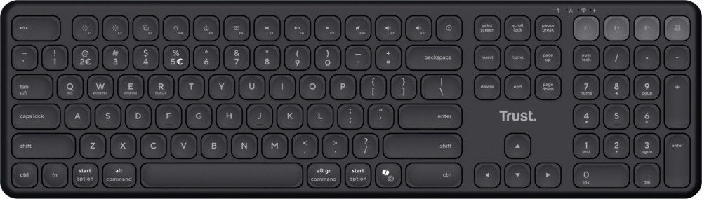 Клавіатура Trust Vaiya Multi-device Wireless