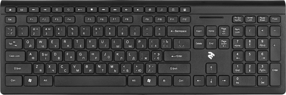 Клавиатура 2E KS210 Slim (2E-KS210WB)