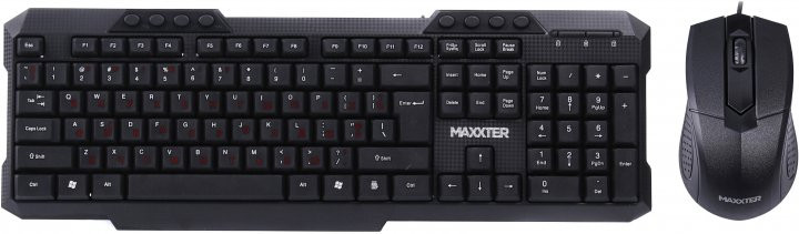 Клавиатура с мышью Maxxter KMS-CM-02