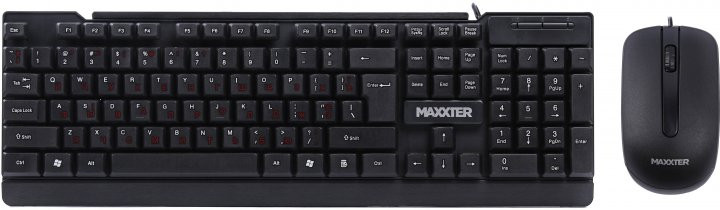 Клавиатура с мышью Maxxter KMS-CM-01