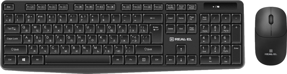 Клавиатура с мышью REAL-EL Kit 551W (EL123100048)
