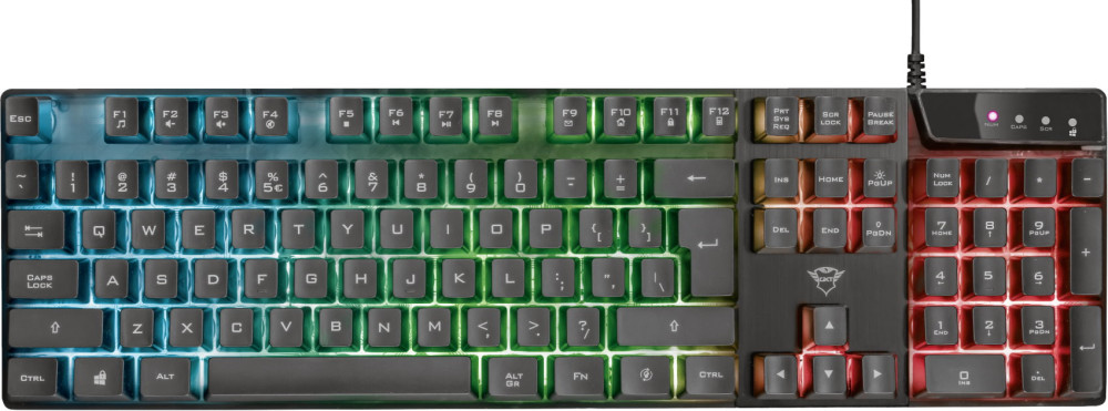 Клавіатура Trust GXT 835 Azor Illuminated Gaming Keyboard (23651)