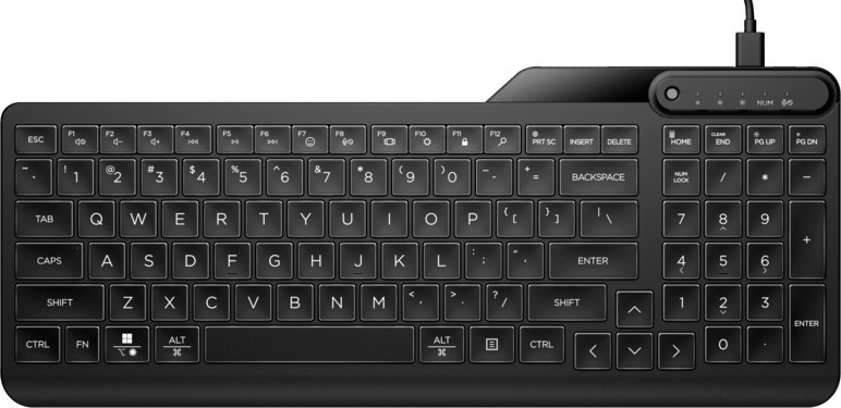 Клавіатура HP 400 Backlit Wired Keyboard