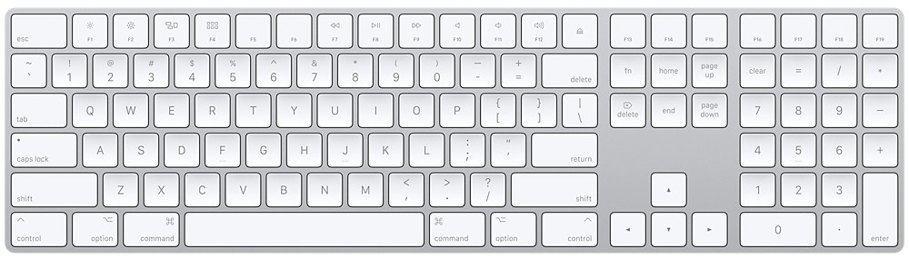 Клавиатура Apple Magic Keyboard with Numeric Keypad (2017)