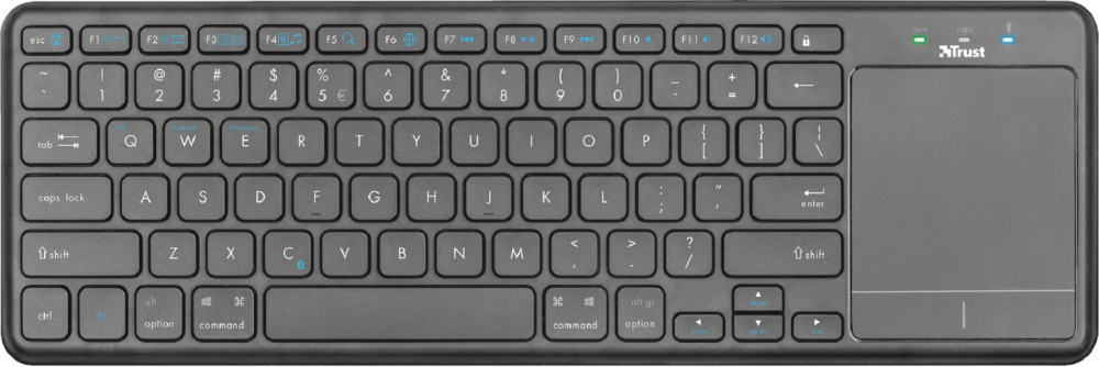 Клавіатура Trust Mida Bluetooth Wireless Keyboard with XL Touchpad