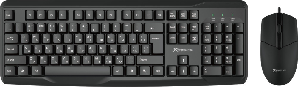 Клавіатура з мишею XTRIKE ME MK-207