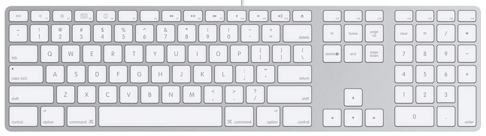 Клавіатура Apple Keyboard with Numeric Keypad