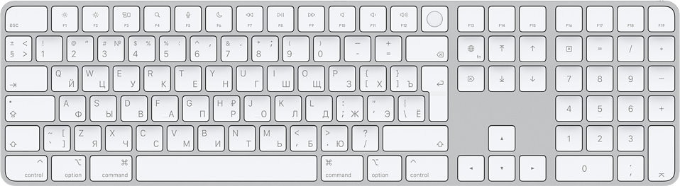 Клавиатура Apple Magic Keyboard with Touch ID and Numeric Keypad (2021)