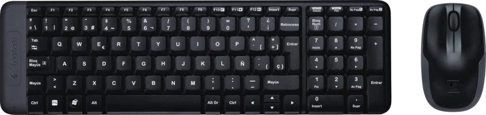 Клавиатура с мышью Logitech Wireless Combo MK220