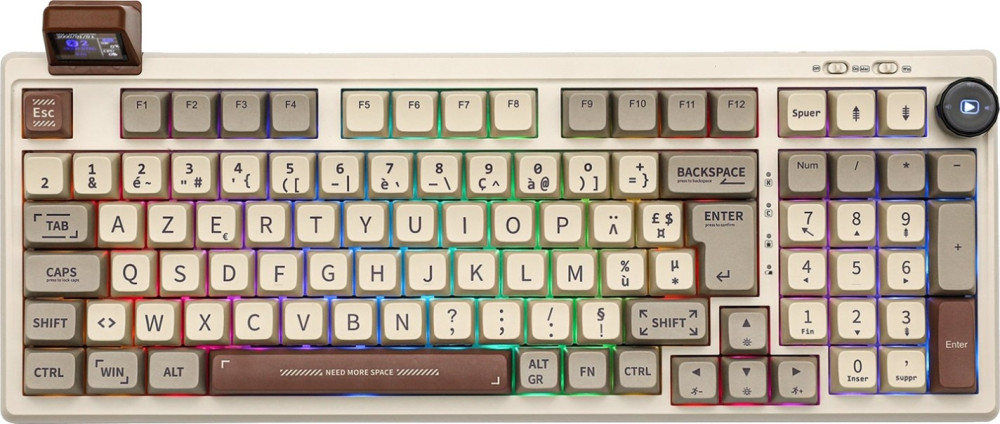 Клавіатура Epomaker RT100 Wisteria Linear Switch