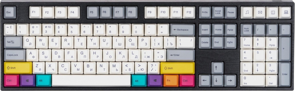 Клавіатура Varmilo APT108 CMYK K-Prestige Silent Switch
