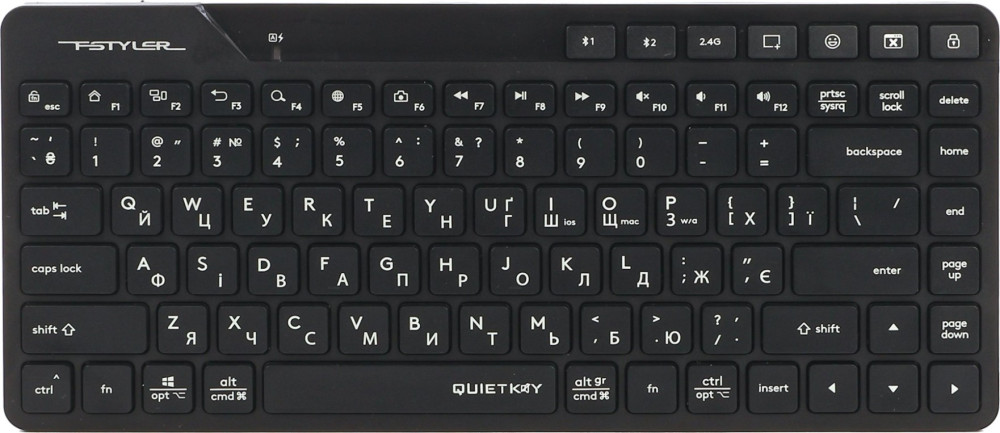 Клавиатура A4Tech Fstyler FBK26C AS