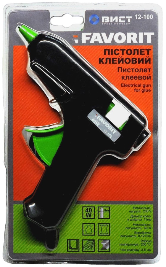 Клеевой пистолет Favorit 12-100