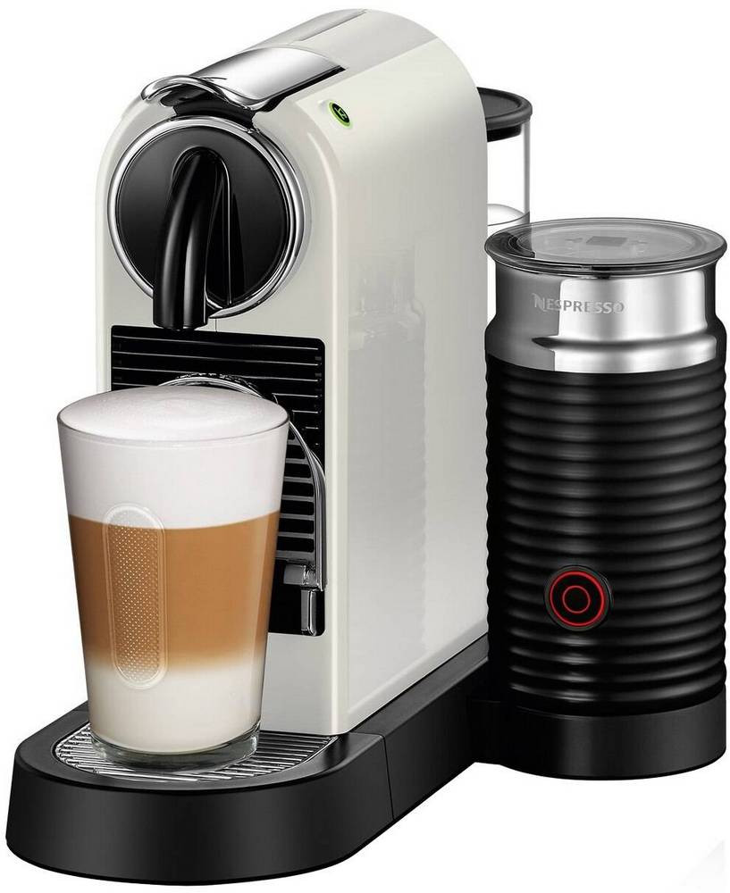Кофеварка Nespresso Citiz & Milk D123 White