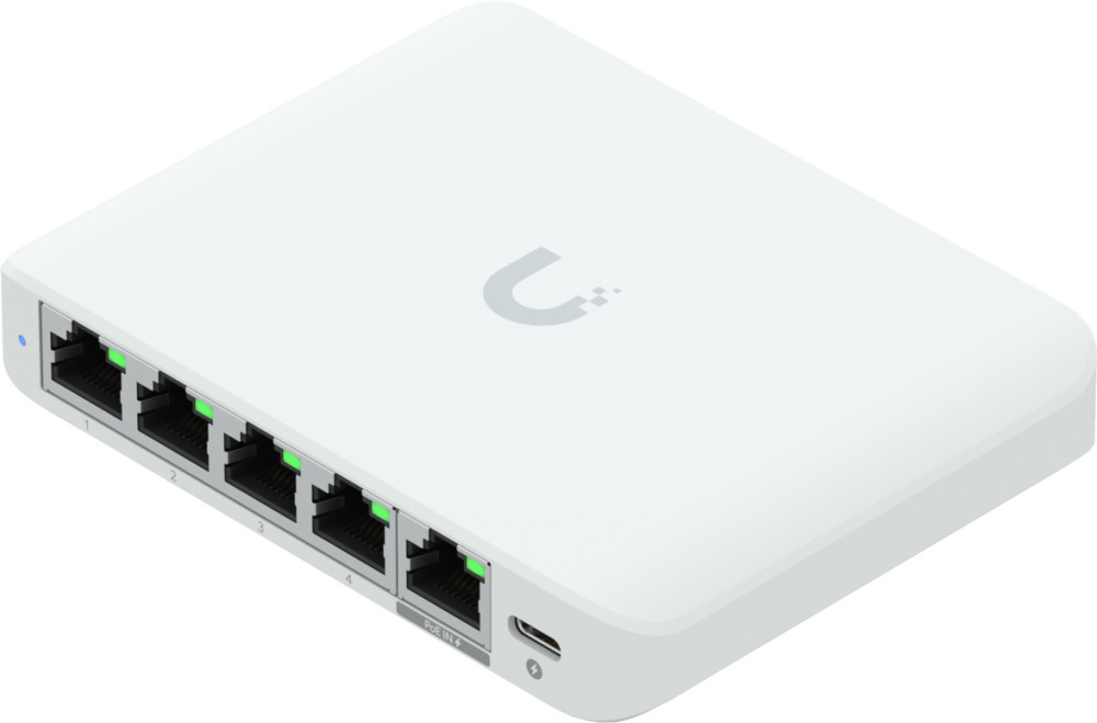 Комутатор Ubiquiti UniFi Switch Flex Mini 2.5G (USW-Flex-2.5G-5)