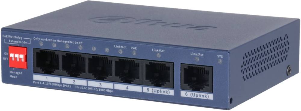 Коммутатор Dahua CS4006-4ET2GT-36