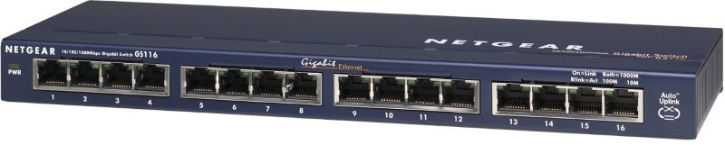 Коммутатор NETGEAR GS116
