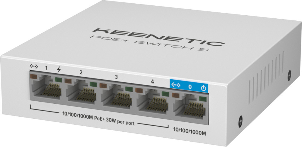 Коммутатор Keenetic PoE Switch 5 KN-4610