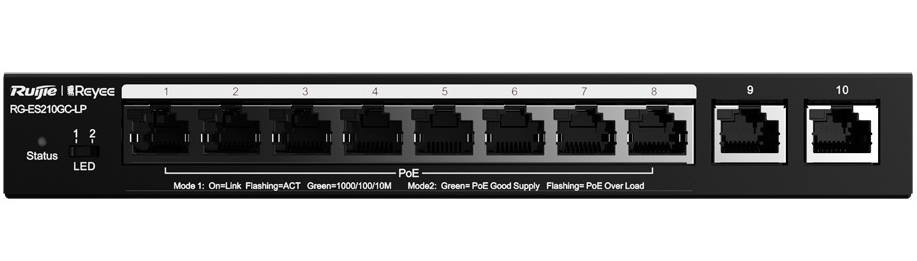 Коммутатор Ruijie Reyee RG-ES210GC-LP