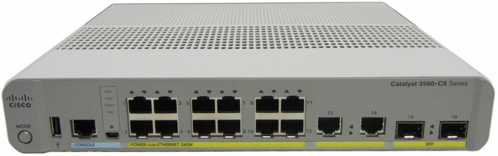 Комутатор Cisco WS-C3560CX-12PC-S