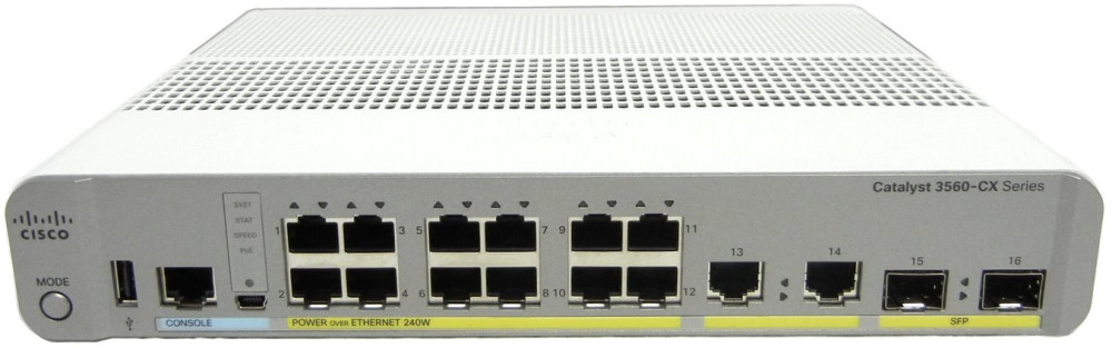 Комутатор Cisco WS-C3560CX-12PD-S