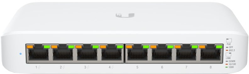 Комутатор Ubiquiti UniFi Switch Lite 8 PoE (USW-Lite-8-PoE)