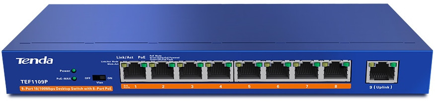 Коммутатор Tenda TEF1109P