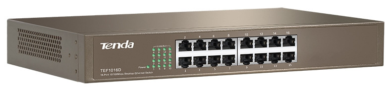 Коммутатор Tenda TEF1016D