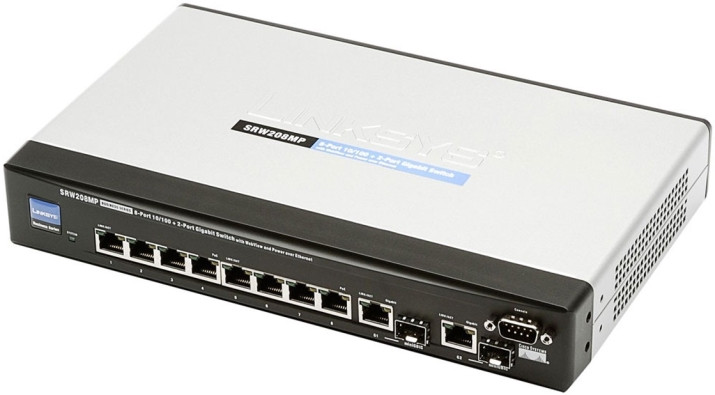 Коммутатор Cisco SRW208MP-K9