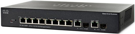 Комутатор Cisco SF302-08MPP