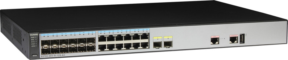 Комутатор Huawei S5700-26X-SI-12S-AC (02354039)