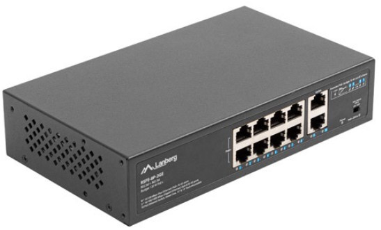 Коммутатор Lanberg RSFE-8P-2GE-120