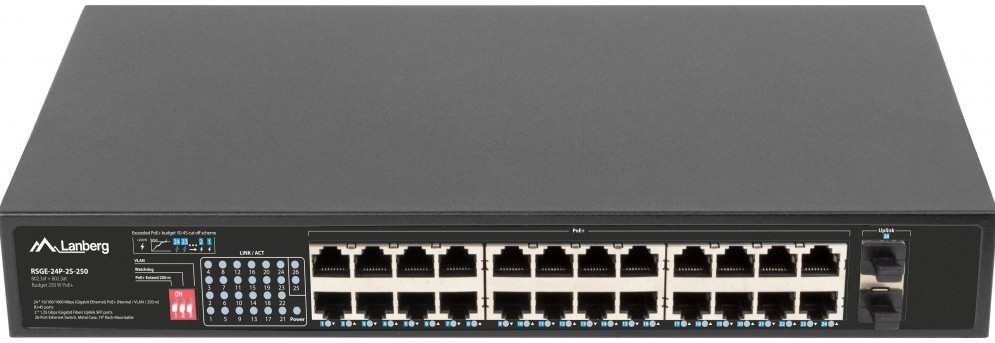 Комутатор Lanberg RSGE-24P-2S-360
