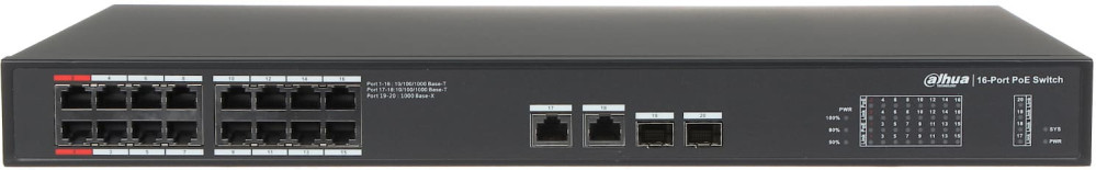 Комутатор Dahua PFS3220-16GT-240-V2