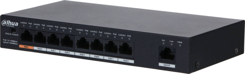 Коммутатор Dahua PFS3009-8ET1GT-96