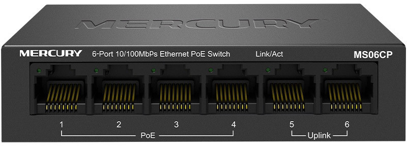 Коммутатор Mercury MS06CP