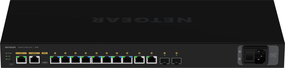 Коммутатор NETGEAR M4250-10G2F-POE
