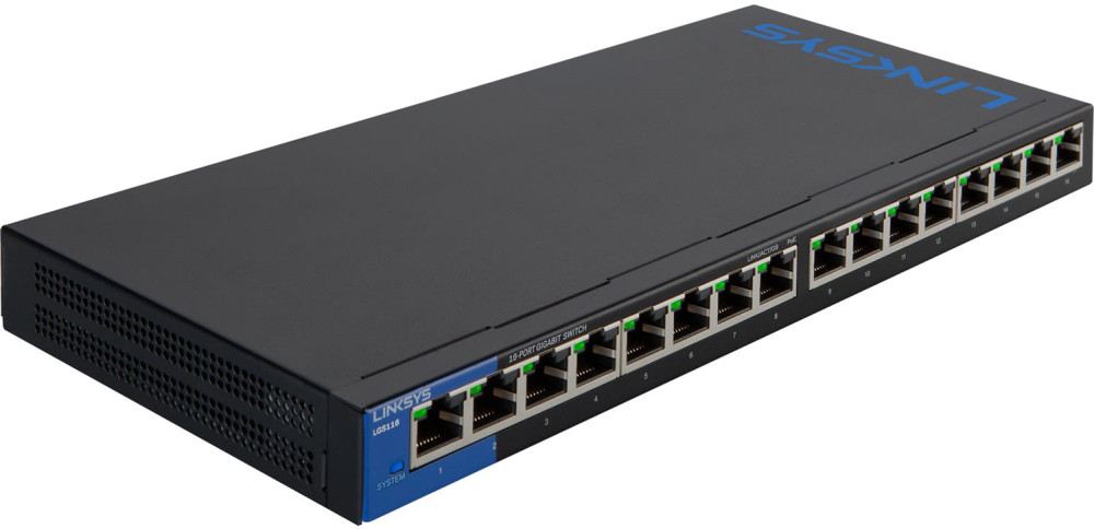 Коммутатор LINKSYS LGS116