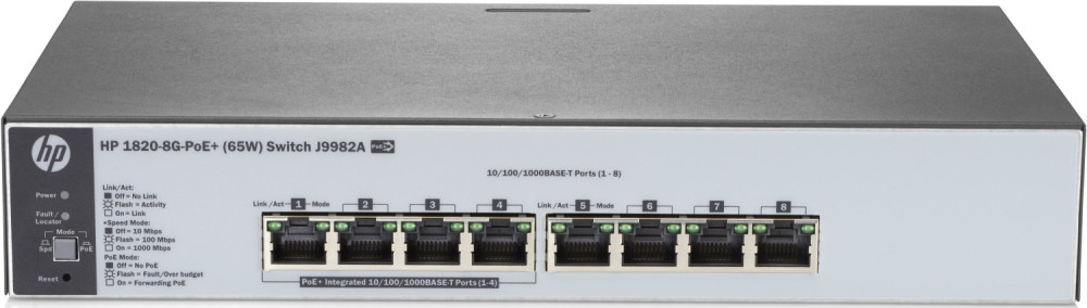 Комутатор HP J9982A (1820-8G-PoE)