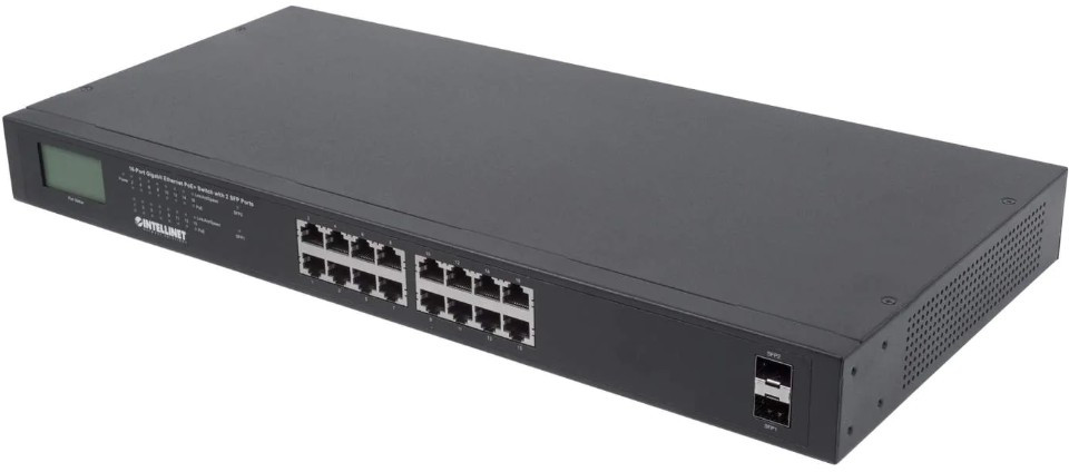 Коммутатор INTELLINET IPS-16G02-370W-L (561259)
